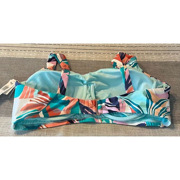 Raisins Curve Women's Plus Size Printed Korakia Jamaica Bra Bikini Top - Picture 3 of 5